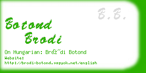 botond brodi business card